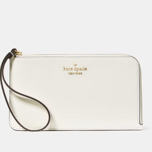 Kate Spade Lucy Crinkle Patent Medium L-zip Wristlet - Picture 2 of 5